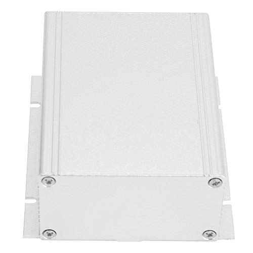 Aluminiumgehäuse Aluminium Project Box für Leiterplatten, Elektronisches Projektgehäuse, 39 x 88 x 100 mm, Silberweiß von YWBL-WH