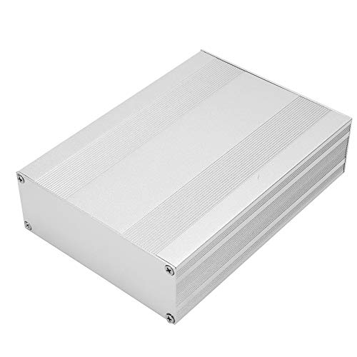 Aluminiumkasten PCB Instrumenten Kühlbox Electronic Project Case 54×145 ×200mm, Silber von YWBL-WH