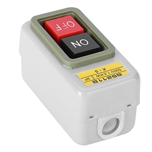 BS211B 3P Wechselstrommotor Ein/Aus-Schalter selbsthemmender 220V / 380V,Tasten und Anzeigen von YWBL-WH