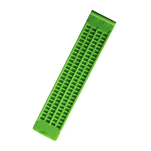 Komplettes Braille-Schreibset: 4 Zeilen und 28 Zellen, inklusive Schreibtafel, Stylus und Übungspapier von YWBL-WH