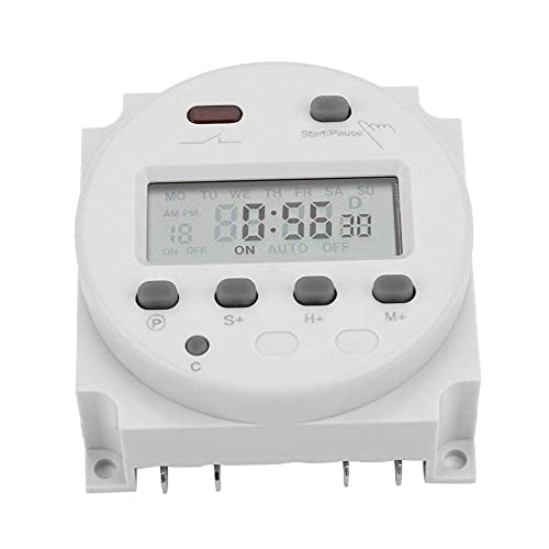 CN102A Zeitschaltuhr 220 V Digital LCD Elektronischer Timer Zyklus Countdown Zeitschalter von YWBL-WH