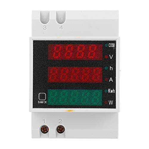 D52-2047 Digitaler Energiezähler, Multifunktions-Din-Schienen-Leistungsmesser, Strom-Spannungs-Leistungsfaktor-Messgerät, KWH-Messgerät mit LED-Anzeige AC200~450V von YWBL-WH