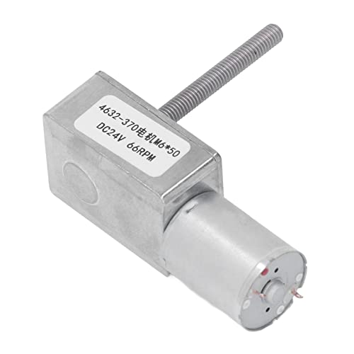 DC-Getriebemotor Selbsthemmender Untersetzungsgetriebemotor DC 24V 90RPM / 66RPM M6x50mm (90 U/min) von YWBL-WH