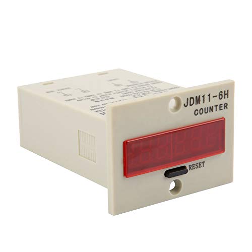 DC12V Digitaler LED-Zähler DIGITEN 0-999999 Elektronischer Zähler DC12V Digitaler LED-Zähler DIGITEN 0-999999 Elektronischer Zähler von YWBL-WH