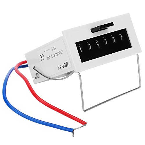DC24V Elektromagnetischer Impulszähler 6-stelliger 0999999 Totalisator-Impulszähler Frequenzzähler Impulssignalzähler, Schalter DC24V Elektromagnetischer Impulszähler 6-stelliger 0999999 Totalisator-Impulszähler Frequenzzähler Impulssignalzähler, Schalter von YWBL-WH
