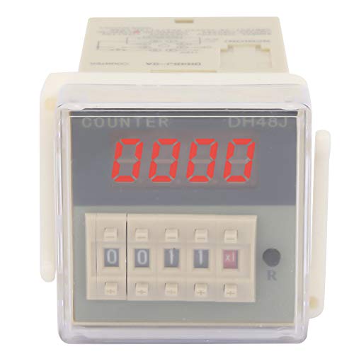 Digitalanzeige Vorwahlzähler 8 Pins 0-999900 (220VAC) Schalter mit Display Counters für Automatisierung und Anzeigetechnik von YWBL-WH
