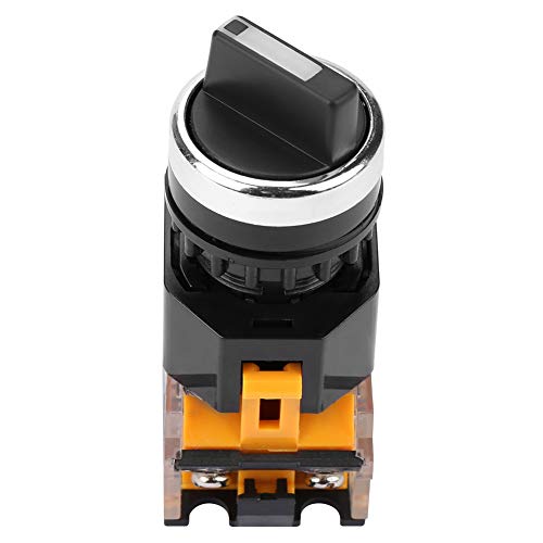 Drehwahlschalter, 3 Positionen, 2 Schließer, Rastend, Wahlschalter, Drehschalter LA38 20X3 für Fernbedienung in der Elektrotechnik, Wahlschalter Drehwahlschalter, 3 Positionen, 2 Schließer, Rastend, Wahlschalter, Drehschalter LA38 20X3 für Fernbedienung in der Elektrotechnik, Wahlschalter von YWBL-WH