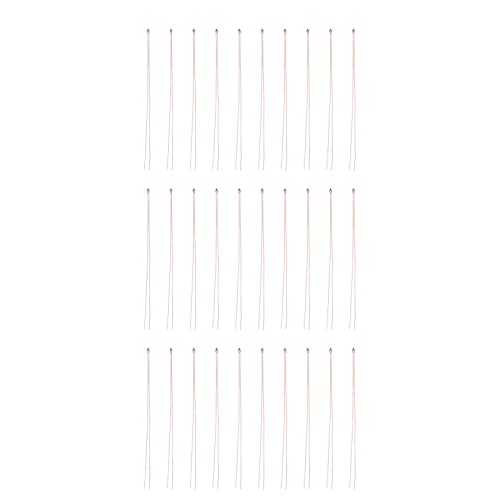 Einseitiger Thermistor, 30 Stück Metallfilm-Thermistor NTC-Glasversiegelter Einseitiger Wärmewiderstand für 3D-Drucker, 3D-Drucker-Zubehör (MF51-103F-B3435-L65 (10K B3435)) von YWBL-WH