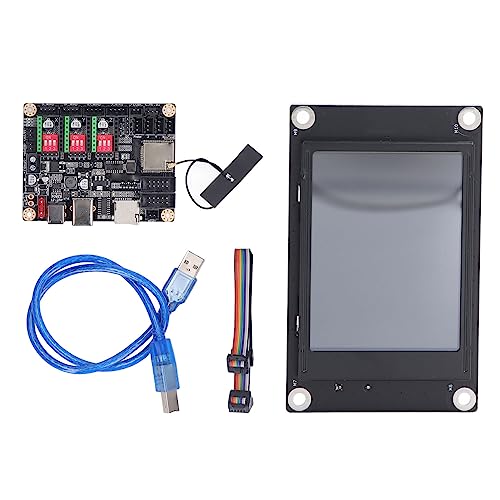 Graviermaschinen-Display-Kit, Desktop-Graveur, 2,4-Zoll-Touchscreen, 32-Bit-Prozessor, Erweiterbares Modul für STM32, 3D-Drucker (Mainboard und Display) von YWBL-WH