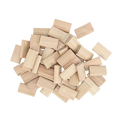 Lose Zapfen, 50 Stück, Domino-Zapfen Zum Basteln mit Holz, 8 X 22 X 40 Mm von YWBL-WH