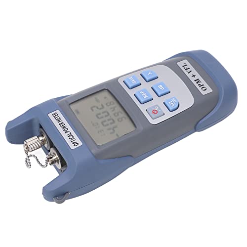 Optischer Leistungsmesser, Glasfaserkabeltester 7 Wellenlängen Optischer Leistungsmesser mit LED-Licht SC FC ST-Adaptern für, Stromkreisprüfgerät Optischer Leistungsmesser, Glasfaserkabeltester 7 Wellenlängen Optischer Leistungsmesser mit LED-Licht SC FC ST-Adaptern für, Stromkreisprüfgerät von YWBL-WH