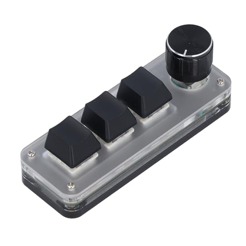 RGB-LED-Mini-Tastatur mit Staubdichtem Roten Schalter, Anpassbare Tasteneinstellung, Anschluss für Gaming, Büro, Musik mit Breitem Anwendungsbereich von YWBL-WH