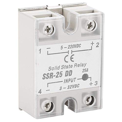25A SSR-Relaismodul DC-DC Halbleiterrelais 3V-32V DC-Steuerung 5-25mA 5V-220V 25A SSR-Relaismodul DC-DC Halbleiterrelais 3V-32V DC-Steuerung 5-25mA 5V-220V von YWBL-WH