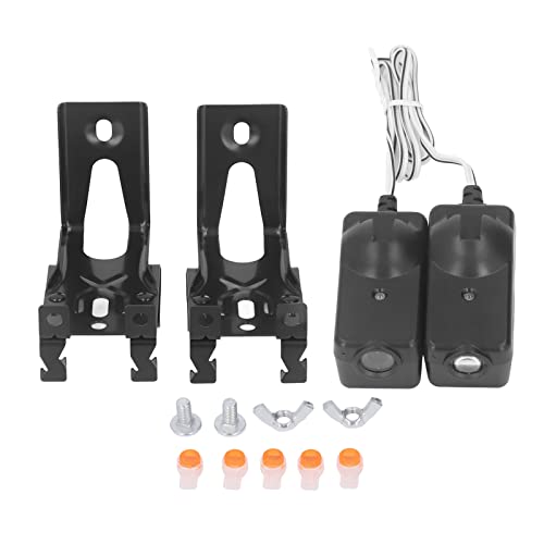 Sicherheits-Sensor-Kit, Garagen-Sicherheits Sensor, Garagentor öffner Sensor mit Halterung Edelstahl ABS Dual-Sensoren Sicherer Sensor-Satz für Garagentor von YWBL-WH