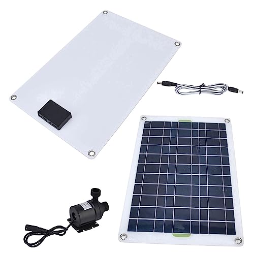 Solar-Wasserpumpen-Kit mit Wasserpumpe und Kabel 50-W-Panel 800 L/h 12 V Geräuscharme DC-Solar-Teichpumpe aus Silikon-Kunststoff für den Garten Solar-Wasserpumpen-Kit mit Wasserpumpe und Kabel 50-W-Panel 800 L/h 12 V Geräuscharme DC-Solar-Teichpumpe aus Silikon-Kunststoff für den Garten von YWBL-WH