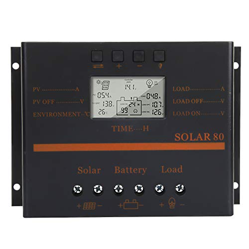 Solarladeregler 12 V 24 V 80 A Solar80 Auto PWM Solarpanel Laderegler LCD-Anzeige Solarladeregler 12 V 24 V 80 A Solar80 Auto PWM Solarpanel Laderegler LCD-Anzeige von YWBL-WH