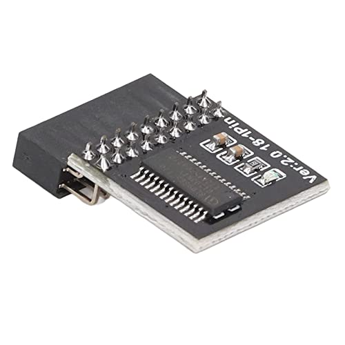 TPM2.0-Modul, TPM18Pin TPM-Sicherheitsmodul für ASROCK-Motherboard-LPC-Karte von YWBL-WH