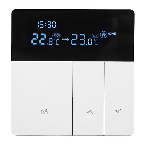 Temperaturregler LCD Digital Fernwasser-Heizkessel APP-Steuerung Thermostat Digitale Thermostatschalter Werkzeuge für Tuya AC90V Bis 240V (Normaler Typ) von YWBL-WH