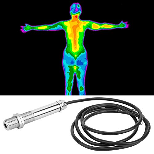 Temperatursensor 12V-24V DC 4-20mA Sonde Festes Infrarot-Thermometer Zubehör (0-200) von YWBL-WH