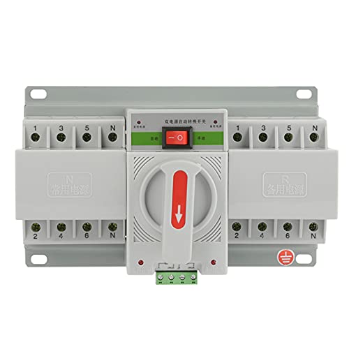 63A 4P Mini Dual Power Automatischer Leistungsschalter 220V Notstrom Umschalter, Nennspannung 400V von YWBL-WH