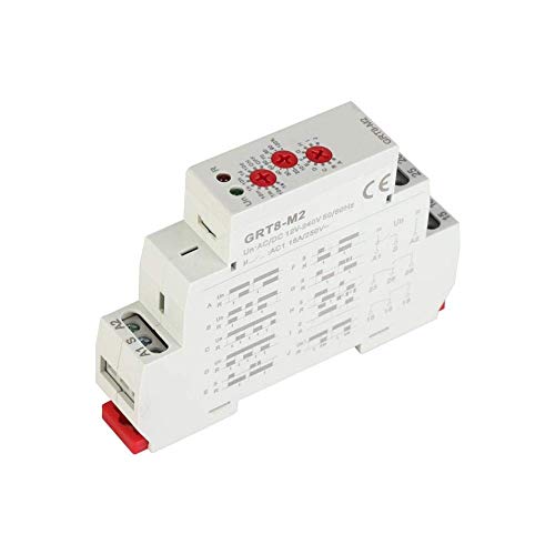 Verzögerungsrelais AC/DC 12V-240V Zeitrelais mit 10 Funktionen für DIN-Schienenmontage Verzögerungsrelais AC/DC 12V-240V Zeitrelais mit 10 Funktionen für DIN-Schienenmontage von YWBL-WH