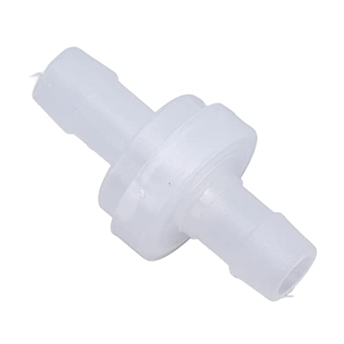 YWBL-WH 10pcs One -We -Inline -Scheckventil Kunststoff -Scheckventil Non -Return -Inline -Scheckventil für Flüssigkeiten und Gas (3mm durchscheinend) von YWBL-WH