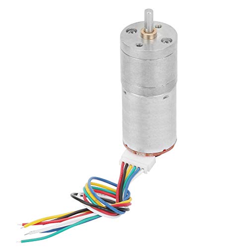 YWBL-WH 12 -V -Encoder Getriebemotor mit Hochwertiger Kohlenstoffbürste, Vollmetallgetriebe und Reiner Kupferspule für Roboter, RC Auto, Motorspielzeug (Geschwindigkeit 1000) von YWBL-WH
