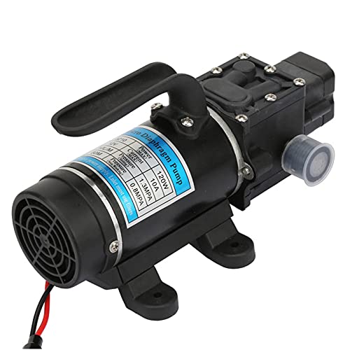 YWBL-WH 120 W Elektrische Wasserpumpe, Selbstansaugende Membranpumpe, Starke Ausgangsleistung, für Hochdruckreiniger, Wasserspray, Gartenbewässerung (24V 3210YD-24-120FS) von YWBL-WH