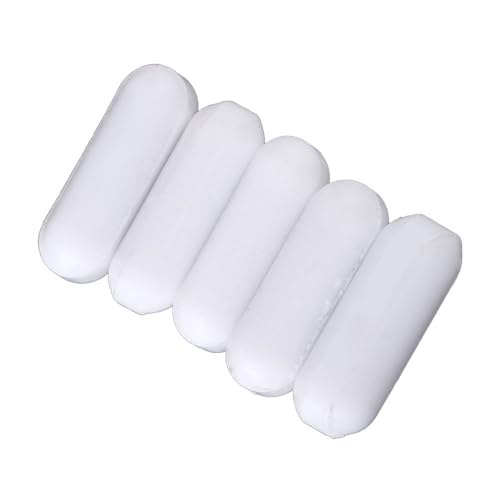 YWBL-WH 250 ° C Hohe Temperatur Beständigkeit, PTFE Typ C Weiße Rühr Stangen, für Magnet Mischer Spinner 5pcs (C5*15mm) von YWBL-WH