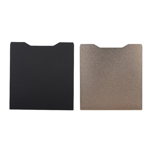 YWBL-WH 280x265mm Flexible Build -Platte für HI -Kombination, Strukturierte PEI und Slick Carbon Faser Muster PET -Dual -Sided 3D -Druckerbettplattform, Easy Model Extraction von YWBL-WH