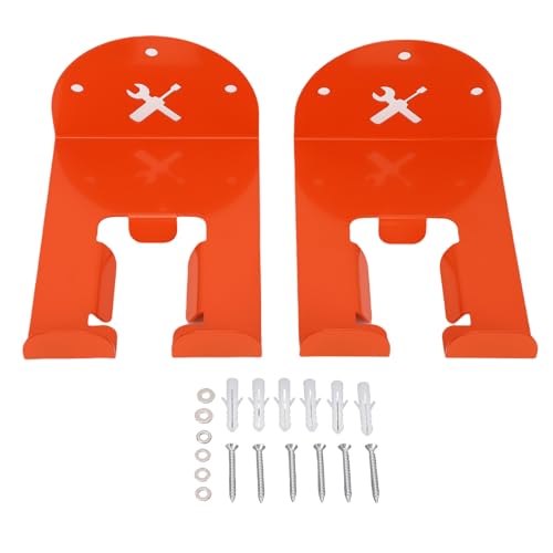 YWBL-WH 2pcs Garage Organizer Trimmer Rack Garten Elektrowerkzeug Bügel Unkraut Whackers Holding Wandmontage für Grasschneider von YWBL-WH