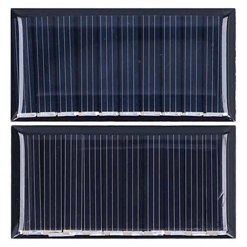YWBL-WH 2pcs Mini -Solarmodule 0,25W 5V Tragbare Mini -polykristalline Silizium Kleine Solarzellen für Elektrische Geräte mit Geringer Leistung von YWBL-WH