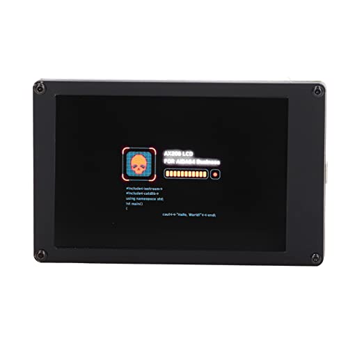 YWBL-WH 3,5-Zoll-IPS-Monitor-Subscreen Hochauflösender LCD-Bildschirm mit USB-Stromkabel für von YWBL-WH