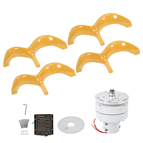 YWBL-WH 400 -W -Windturbinengenerator Kit mit Controller Niedrige Startwindgeschwindigkeit, Hochwindergieverbrauchsrate, Geringe Größe und Schönes Aussehen (48V) von YWBL-WH