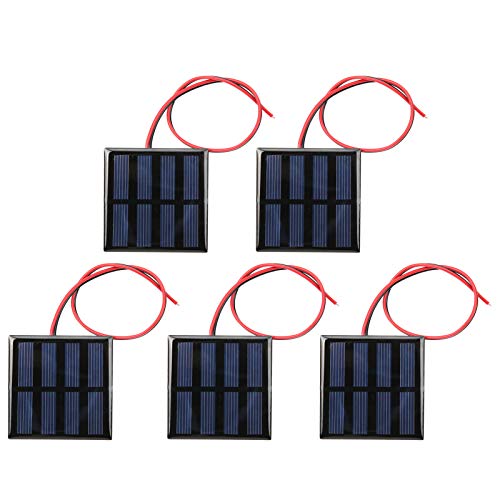 YWBL-WH 5pcs Mini Solar Panel Solar Cell Ladegerät mit 30 Cm Roter Schwarzer Line Netzteil Modul -Board DC2V 150 MA YWBL-WH 5pcs Mini Solar Panel Solar Cell Ladegerät mit 30 Cm Roter Schwarzer Line Netzteil Modul -Board DC2V 150 MA von YWBL-WH