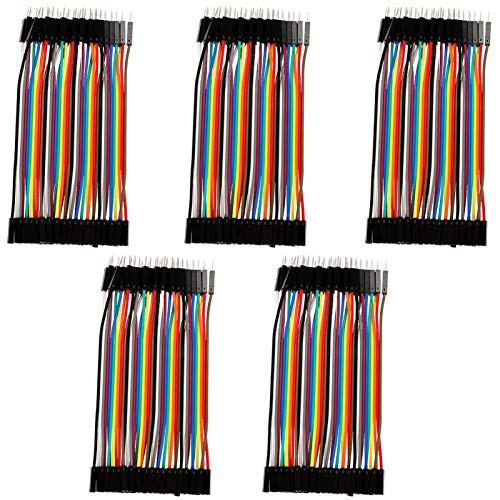 YWBL-WH 5stk Bunte 10cm Überbrückungskabel Jumper Drähte Set 40pin männlich zu weiblich Flachbandkabel für Steckbrett YWBL-WH 5stk Bunte 10cm Überbrückungskabel Jumper Drähte Set 40pin männlich zu weiblich Flachbandkabel für Steckbrett von YWBL-WH