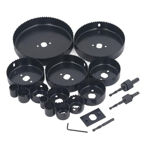 YWBL-WH Carbon Stahl -Loch -Kit Kit Langlebige Hochleistungsloch Säge für Dünne Metallbohrungen mit Lagerhülle für Elektrische Bohrer YWBL-WH Carbon Stahl -Loch -Kit Kit Langlebige Hochleistungsloch Säge für Dünne Metallbohrungen mit Lagerhülle für Elektrische Bohrer von YWBL-WH