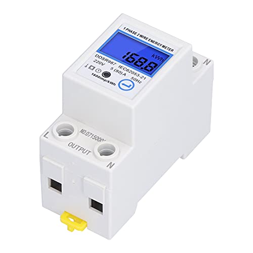 YWBL-WH DIN -Schienenstrommessgerät mit Einer Einzigen Hochleistungs -Hochleistungs LCD Energie Energie Messungsphase von YWBL-WH