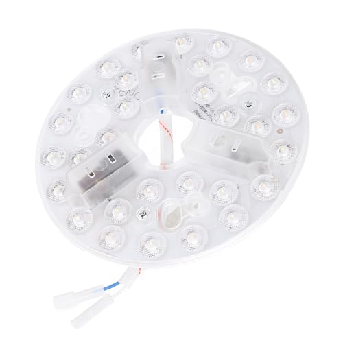 YWBL-WH Deckenlüfungsleuterlicht -Ersatz, LED -Licht Kit, Aluminiumbasis, 15 W Lüfterlicht mit 3 Farbtemperaturen, Speicherfunktion, Kompatibel mit LED Dimmer, Gleichmäßiger von YWBL-WH