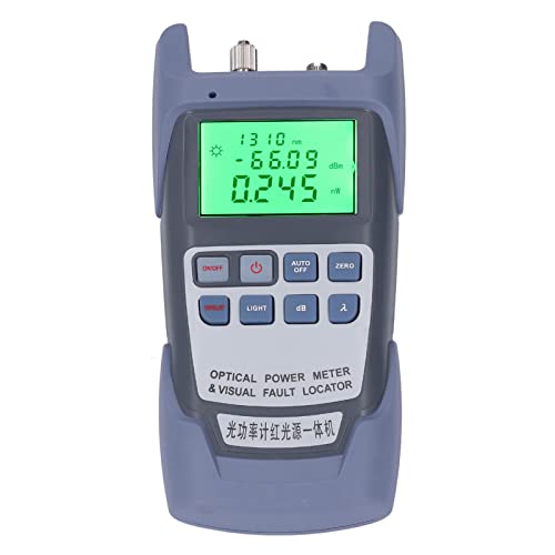 YWBL-WH Glasfaser -Kabel -Tester Tragbare Optische Faserleistung Messgerät Abs Silikonmaterial Optikprüfgeräte (20MW) von YWBL-WH