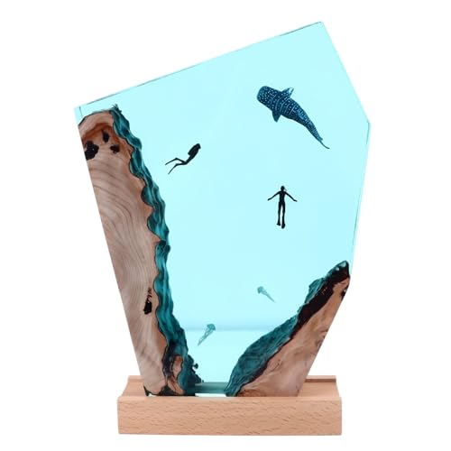 YWBL-WH Hai Diver Harz Ozean Lampe Schlafzimmer Dekorative Ornament Tiefsee DIY Kleines Nachtlicht YWBL-WH Hai Diver Harz Ozean Lampe Schlafzimmer Dekorative Ornament Tiefsee DIY Kleines Nachtlicht von YWBL-WH