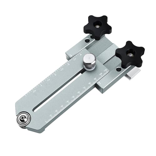 YWBL-WH Holzbearbeitungsgeschwindigkeit Effiziente Dünne Ripping Aluminiumlegierung Tisch Sägerouter Band Säge Jig für -Holzarbeiter (GREY) von YWBL-WH