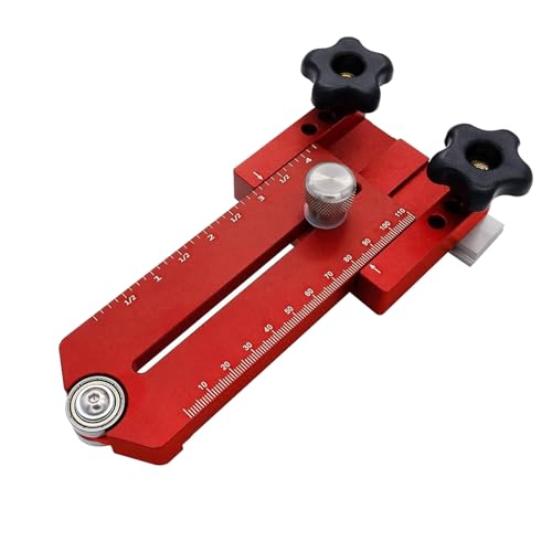 YWBL-WH Holzbearbeitungsgeschwindigkeit Effiziente Dünne Ripping Aluminiumlegierung Tisch Sägerouter Band Säge Jig für -Holzarbeiter (Rot) von YWBL-WH