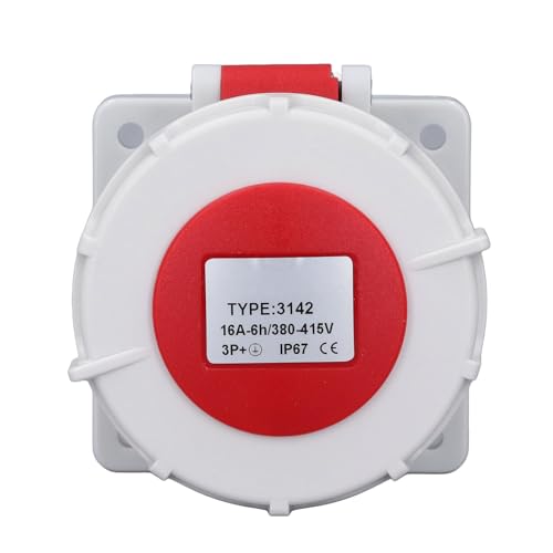 YWBL-WH Industrial 3 Phase 4 Pin Socket - IP67 Schutz für Power Winery Workshop - AC380-415V YWBL-WH Industrial 3 Phase 4 Pin Socket - IP67 Schutz für Power Winery Workshop - AC380-415V von YWBL-WH