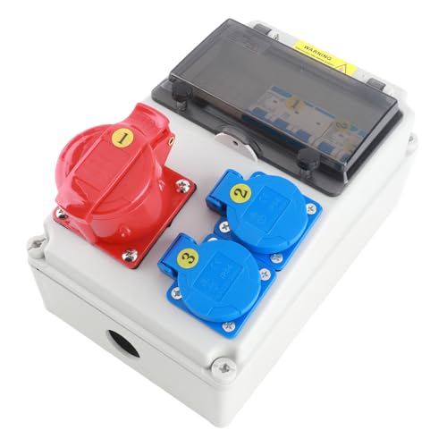 YWBL-WH Industrielle Wasserdichte Steckdose Effiziente Wasserdichtes Design Multi Funktionaler Stromverteilung für Temporäre Baustellen Premium ABS -Material YWBL-WH Industrielle Wasserdichte Steckdose Effiziente Wasserdichtes Design Multi Funktionaler Stromverteilung für Temporäre Baustellen Premium ABS -Material von YWBL-WH