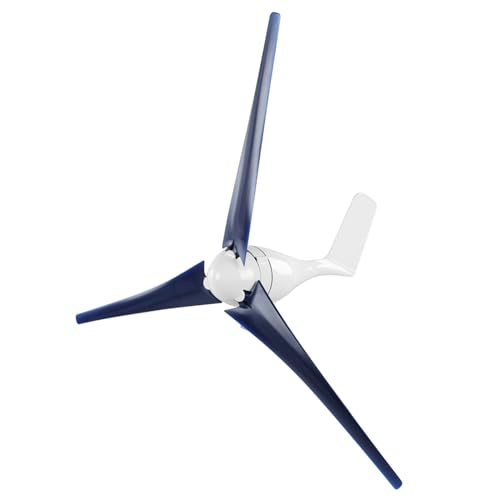 YWBL-WH Kleiner Windgenerator, 1200 -W -Windgenerator Kit mit 3 Klingen, AC Permanent Magnet Synchronous Electricitygenerator für Boote, Terrassen, Hütten oder Mobilhäuser Ladung (12V) von YWBL-WH