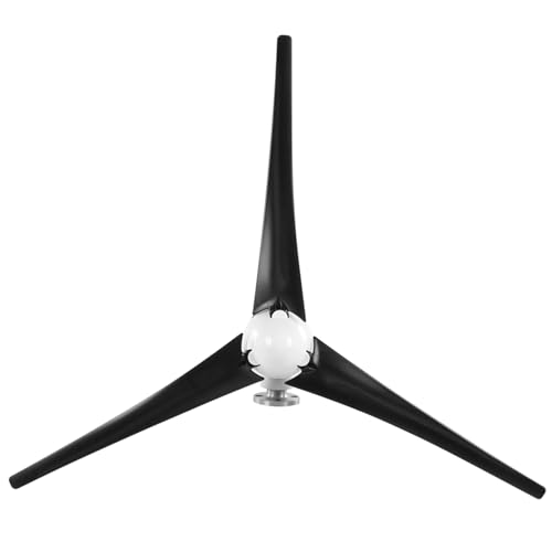 YWBL-WH Kleiner Windgenerator, 1200 -W -Windgenerator Kit mit 3 Klingen, AC Permanent Magnet Synchronous Electricitygenerator für Boote, Terrassen, Hütten oder Mobilhäuser Ladung (48V) von YWBL-WH