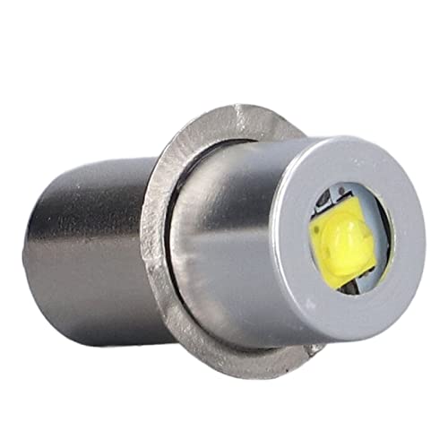 YWBL-WH LED-Birne Hohe Helligkeit Weißes Licht 3V 3W Taschenlampenbirnen Lange Lebensdauer Taschenlampe Taschenlampenbirnen Umwandlungsbirnen-Ersatz-Kit von YWBL-WH