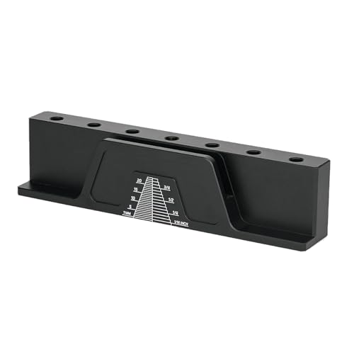 YWBL-WH Router Bit Tablett Effizienter Magnetschlitzhalter für 1/4 -Zoll -Schaftbits und schlüssel für Holzbearbeitungswerkzeuge von YWBL-WH