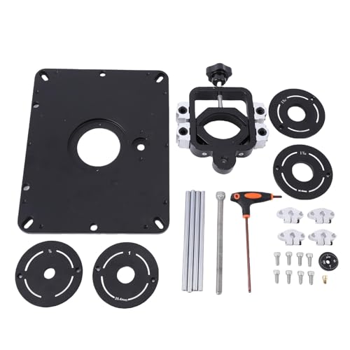 YWBL-WH Routertisch -Einsatzplatte, Präzise Router -Lift, Aluminiumlegierplatte für Tisch mit Komplettem Zubehör YWBL-WH Routertisch -Einsatzplatte, Präzise Router -Lift, Aluminiumlegierplatte für Tisch mit Komplettem Zubehör von YWBL-WH